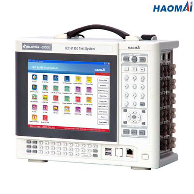 HAOMAI Multimode IEC 61850 Testing ، 8.82 Lb معدات اختبار ترحيل الحماية