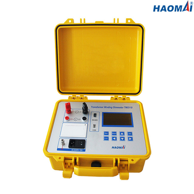 HAOMAI 10A معدات اختبار متر مقاومة لف المحولات خفيفة الوزن