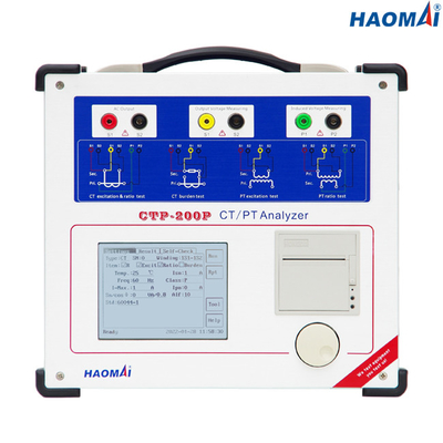مجموعة اختبار محول الصك CT PT إخراج خفيف الوزن 0-12A