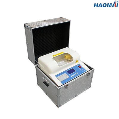 مجموعة آلة اختبار زيت المحولات BDV 80kV IEC60156 و ASTM Standrads