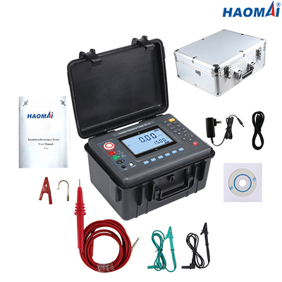 15kV Megohmmeter معدات اختبار مقاومة العزل 50 هرتز مانعة لتسرب الماء
