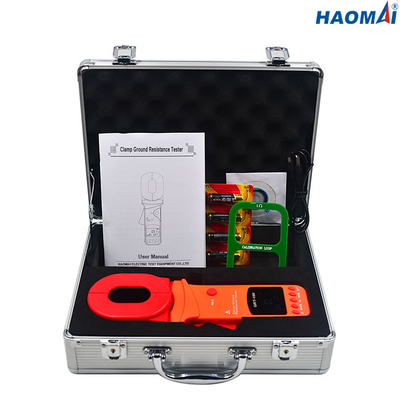 1200 أوم الأرض المشبك على اختبار مقاومة الأرض واجهة USB 2 مرات / ثانية