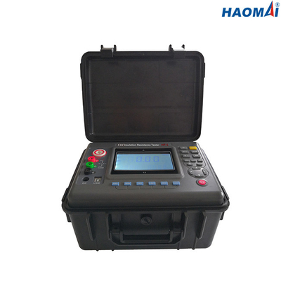 معدات اختبار مقاومة العزل HV 5kV 108 × 65mm LCD Display
